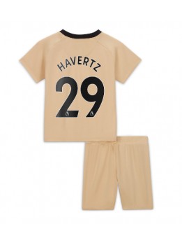Chelsea Kai Havertz #29 Ausweichtrikot für Kinder 2022-23 Kurzarm (+ Kurze Hosen)